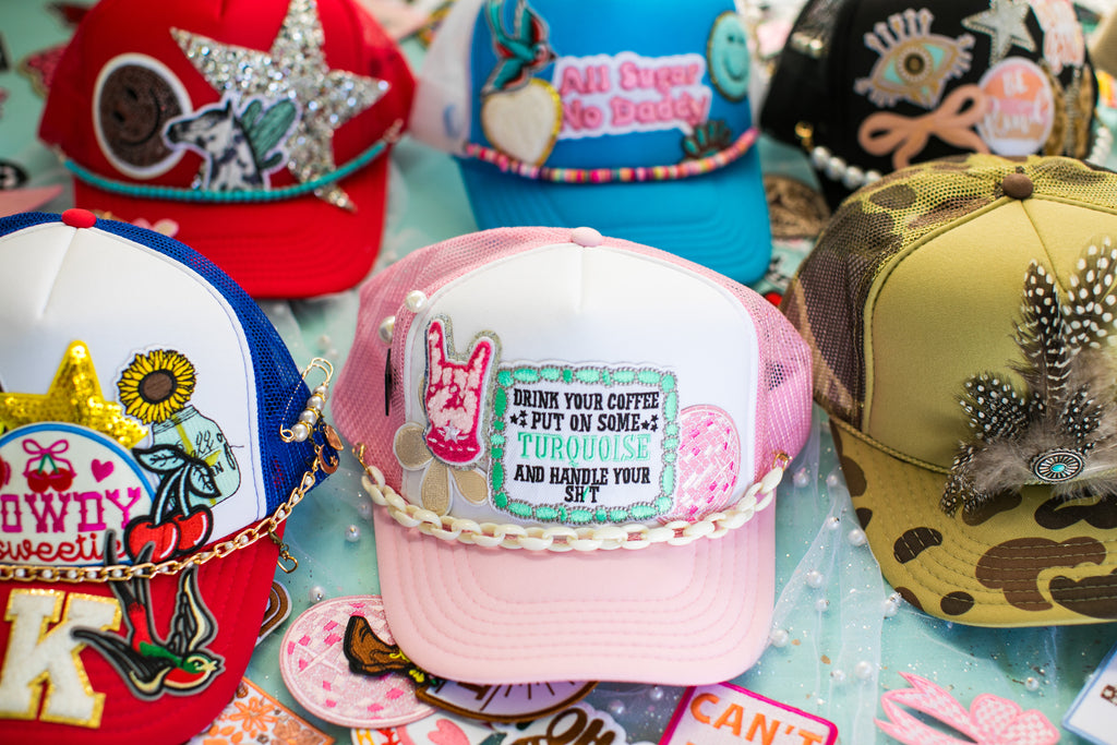 KIT: Custom Hat Kit- Sassy or Sweet, Adult or Kids 3 Hat Kit