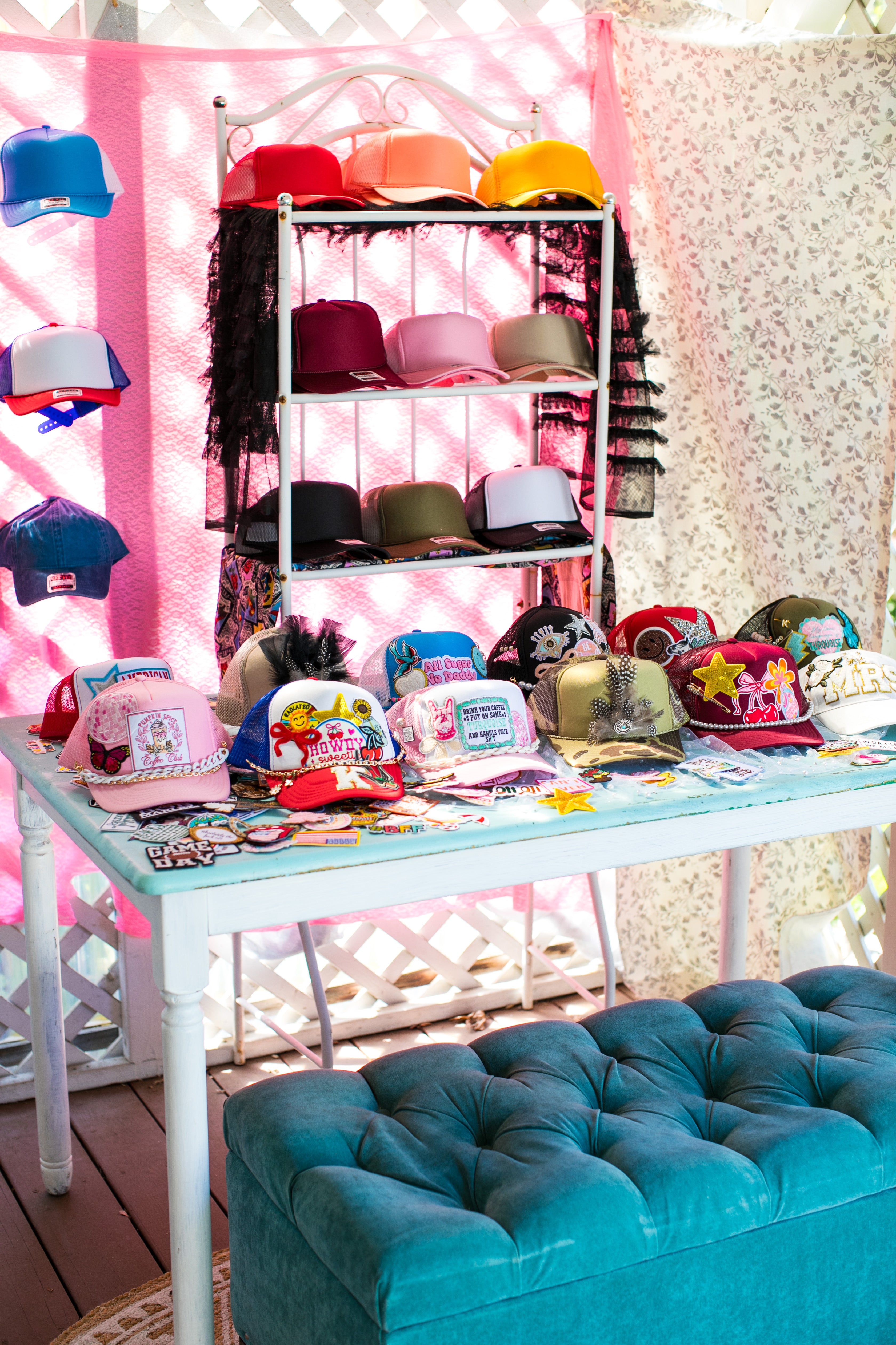 BOOK A CUSTOM HAT BAR- deposit only. Request a quote with form below.