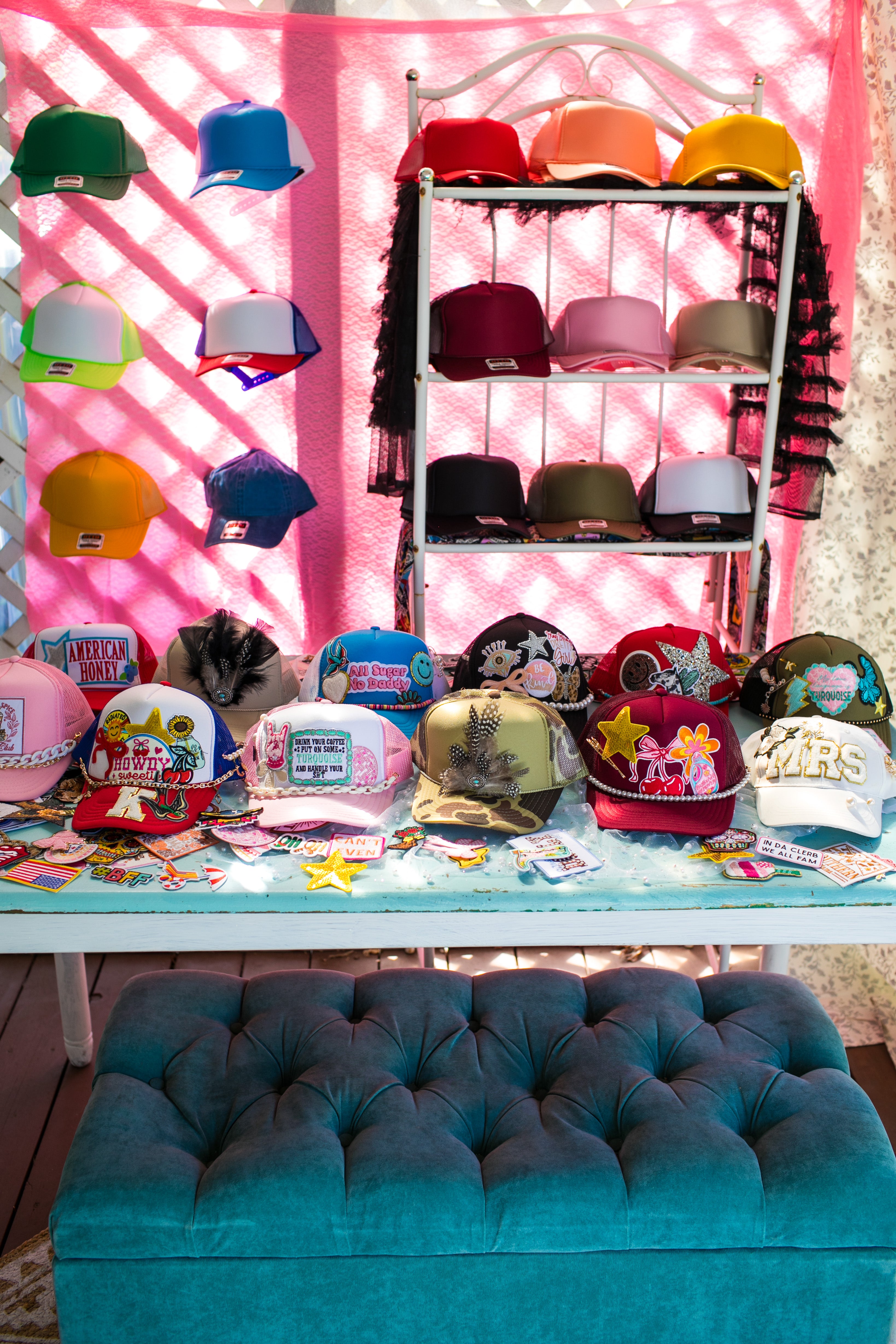 BOOK A CUSTOM HAT BAR- deposit only. Request a quote with form below.