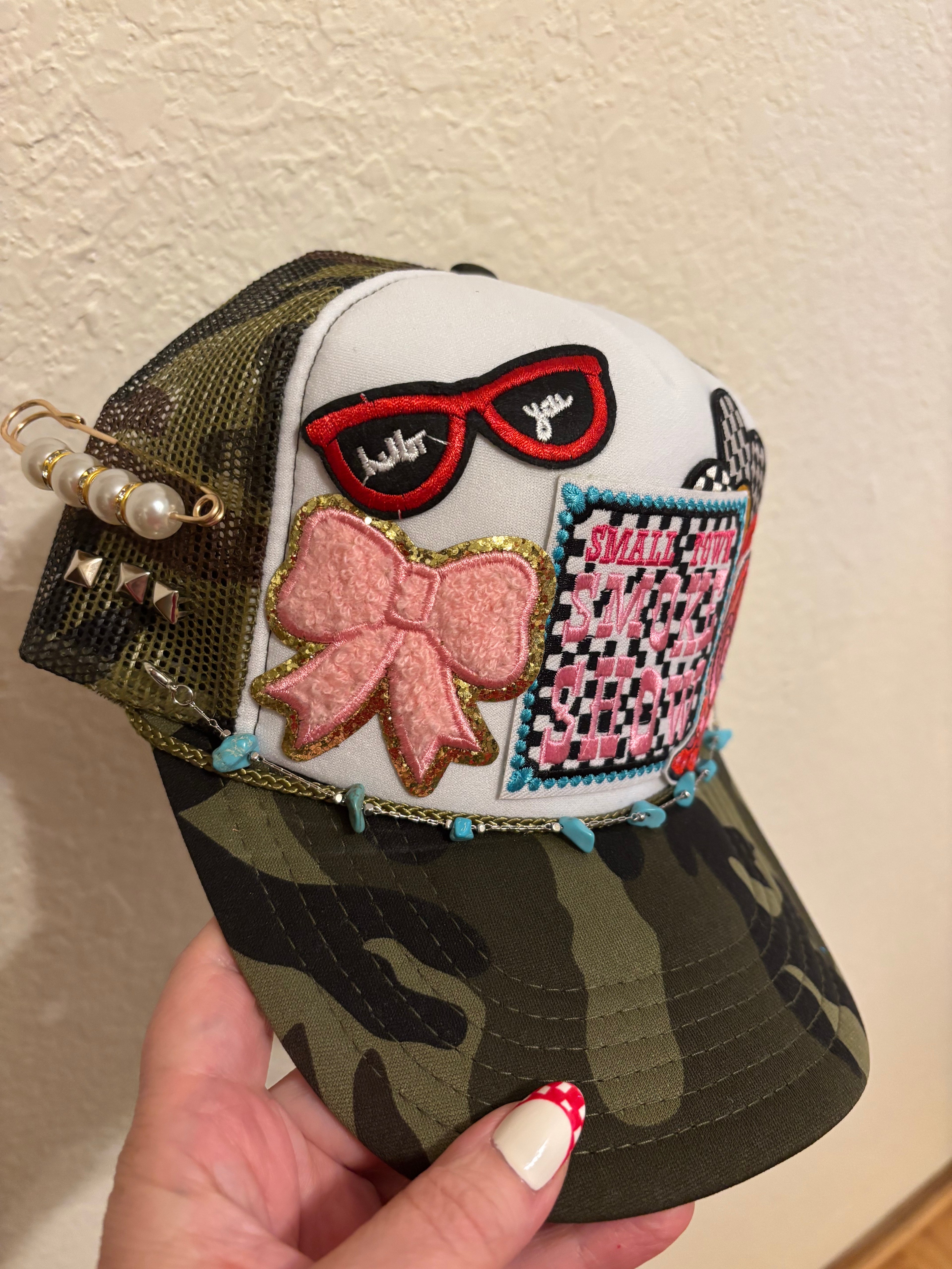Camo Hat Smoke Show- that's you!