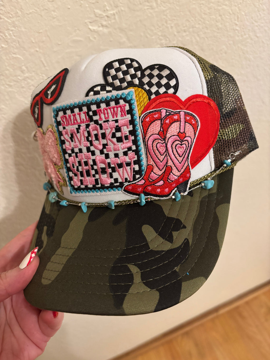 Camo Hat Smoke Show- that's you!