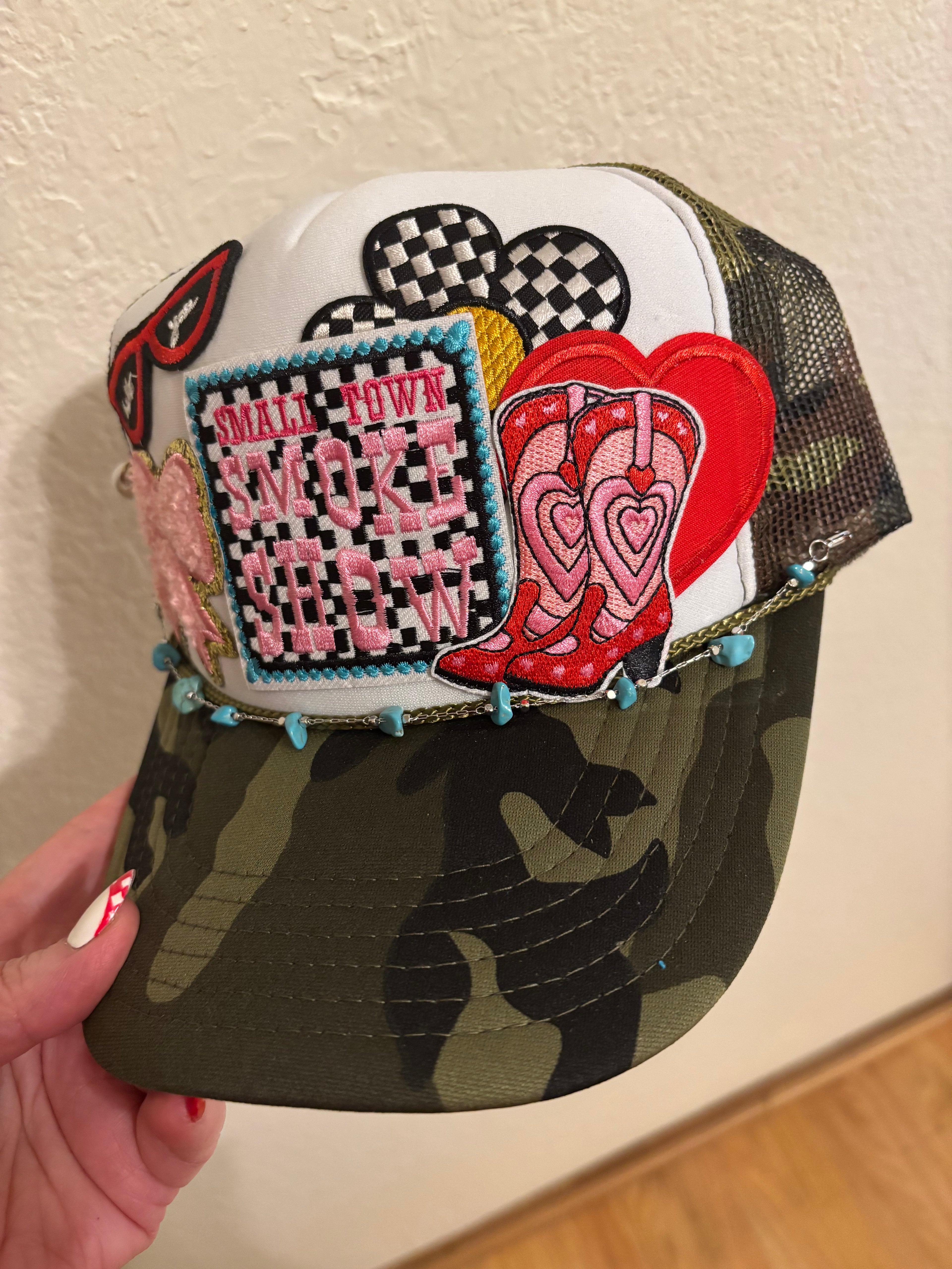 Camo Hat Smoke Show- that's you!