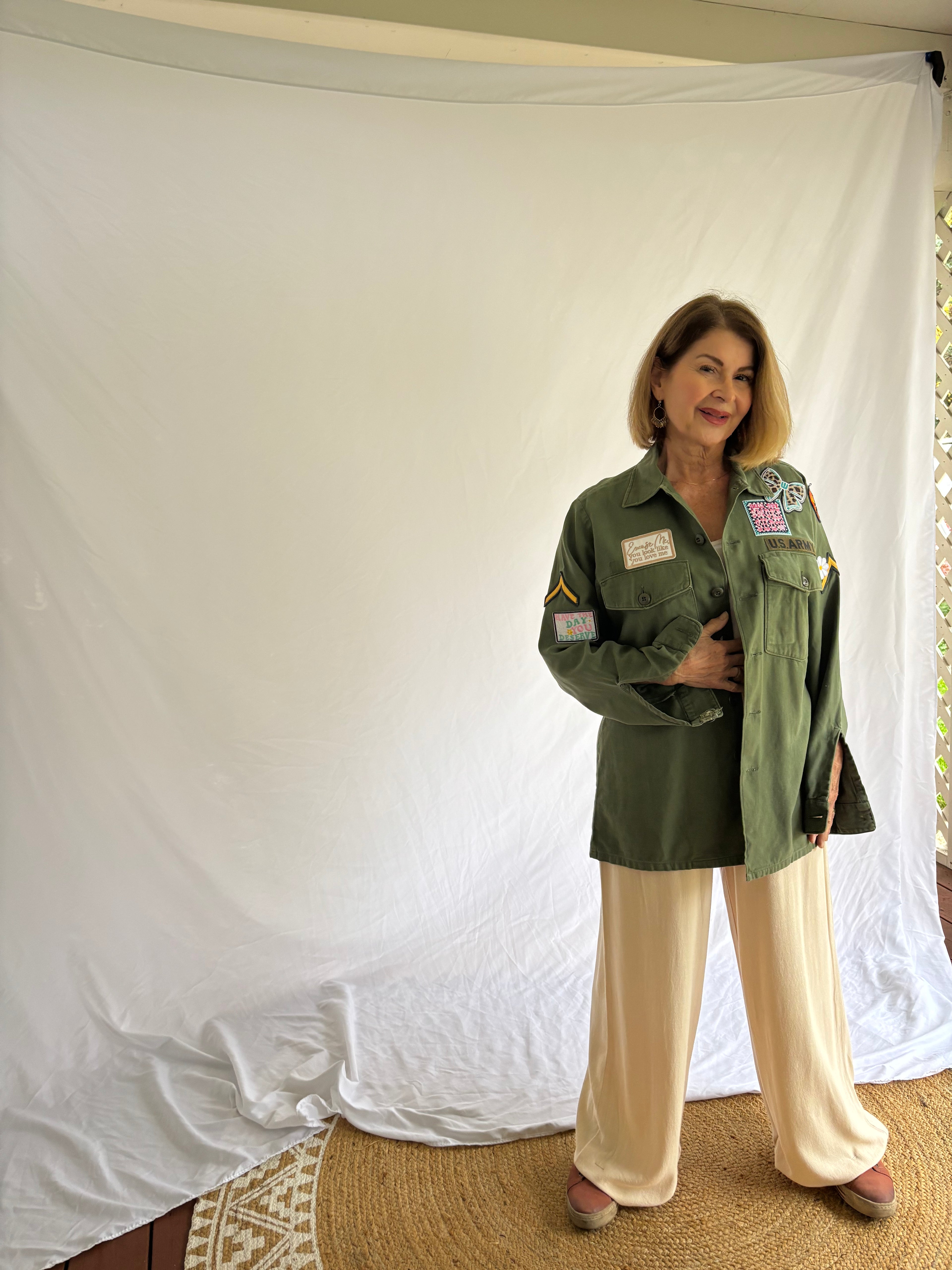 Patched Up Army Shirt