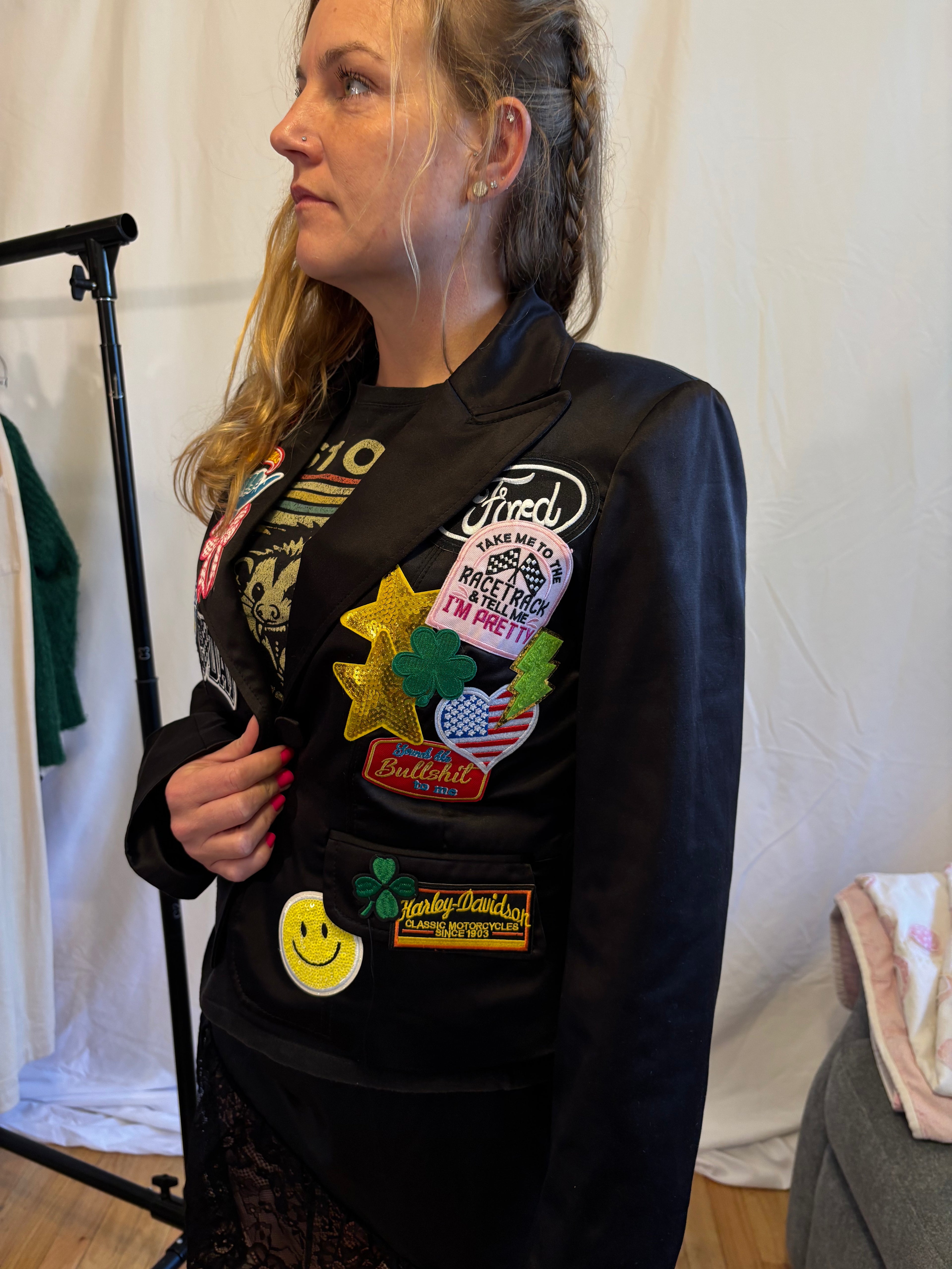 Ashley Jacket with Racing Patches