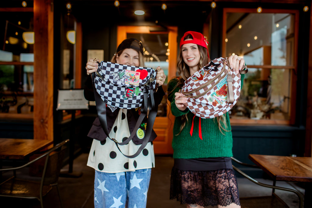 Polka Dot Top with Balloon Sleeves