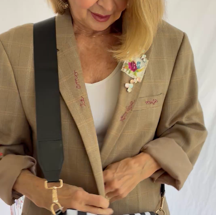 Best Friend Mija Blazer Embroidered Embellished Everything