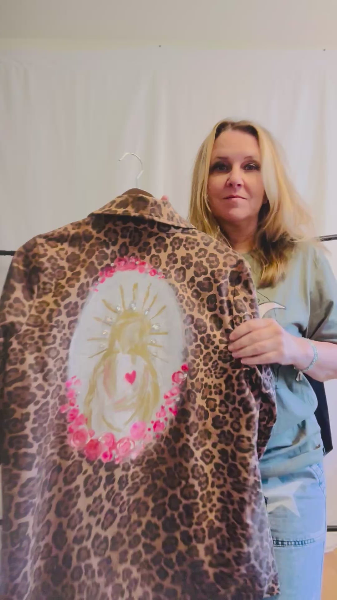 Madonna as Queen Leopard Blazer